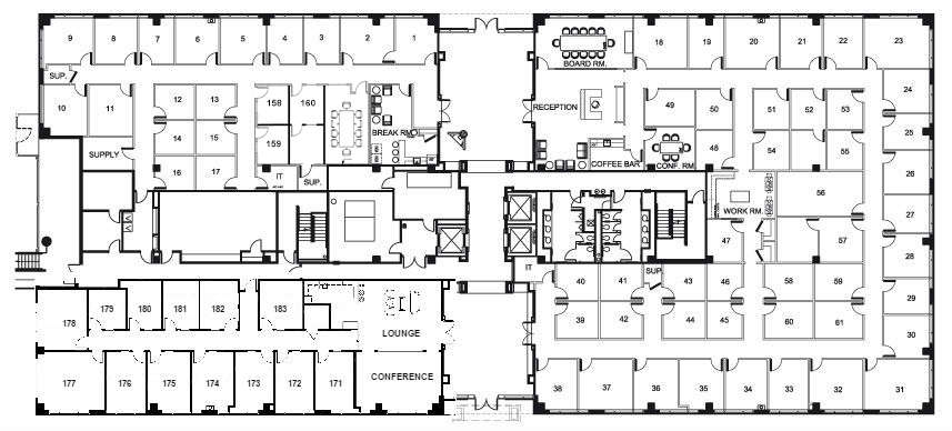 Floor Plan at NorthPoint Executive Suites in Alpharetta Floor Plan at NorthPoint Executive Suites in Alpharetta